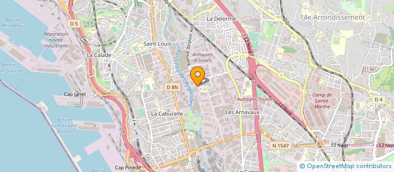 localisation de l'entreprise SNEF à MARSEILLE 15EME