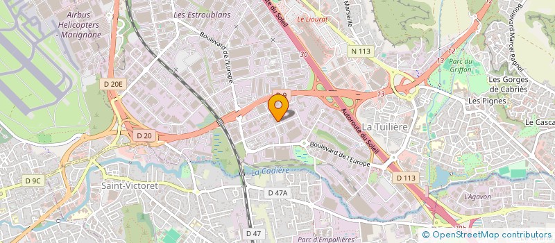 localisation de l'entreprise SNEF ELECTRO MECANIQUE VANNES (S.E.M. VANNES) à VITROLLES