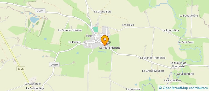 localisation de l'entreprise SNEG COUVERTURE à POMMERIEUX