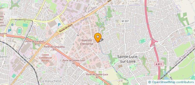 localisation de l'entreprise SNEGO à NANTES