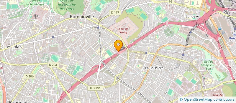 localisation de l'entreprise SNELL à STAINS
