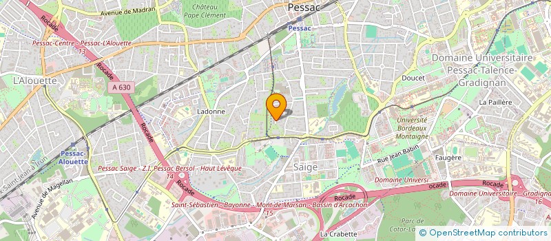 localisation de l'entreprise SNEM  PESSAC