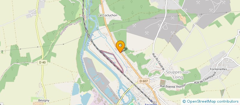 localisation de l'entreprise SNEM  SOUPPES-SUR-LOING