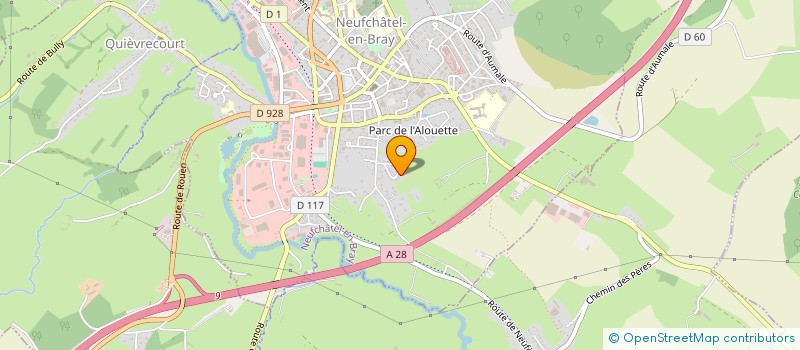 localisation de l'entreprise SNEM INVEST  NEUFCHATEL-EN-BRAY