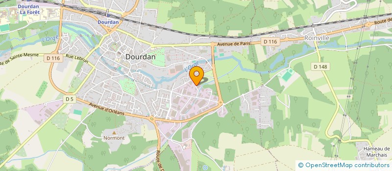 localisation de l'entreprise SNEP -SOCIETE NOUVELLE D' ELECTRICITE à DOURDAN
