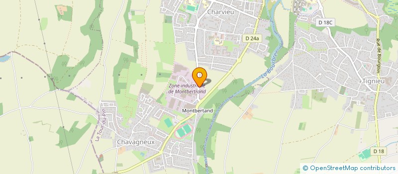 localisation de l'entreprise SNERF ENERGIES à CHARVIEU-CHAVAGNEUX