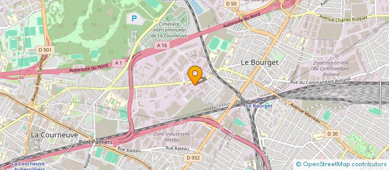 localisation de l'entreprise SNES SOCIETE NOUVELLE ELECTRICITE SERRURERIE à LE BOURGET