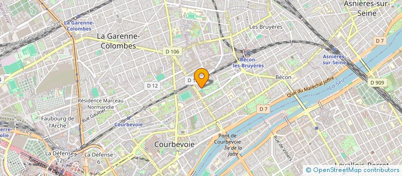 localisation de l'entreprise SNETOR LOGISTICS à COURBEVOIE