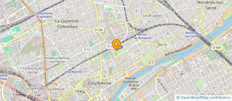 localisation de l'entreprise SNETOR OVERSEAS à COURBEVOIE