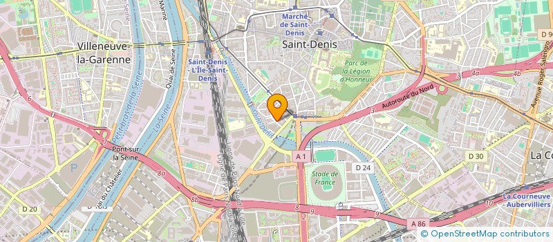localisation de l'entreprise SNETP CGT BUREAUX 206 207 à SAINT-DENIS