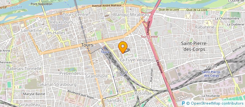 localisation de l'entreprise SNEXI  TOURS