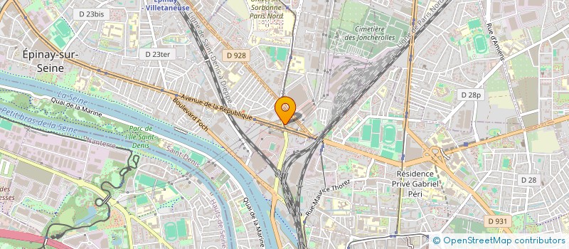 localisation de l'entreprise SNF à EPINAY-SUR-SEINE