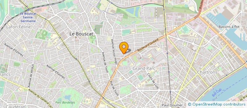 localisation de l'entreprise SNF CHATEAU INTERNATIONAL à LE BOUSCAT