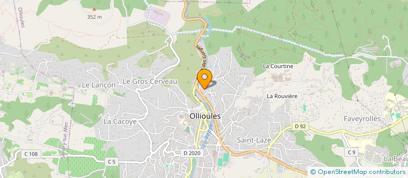 localisation de l'entreprise SNFG INVEST  OLLIOULES