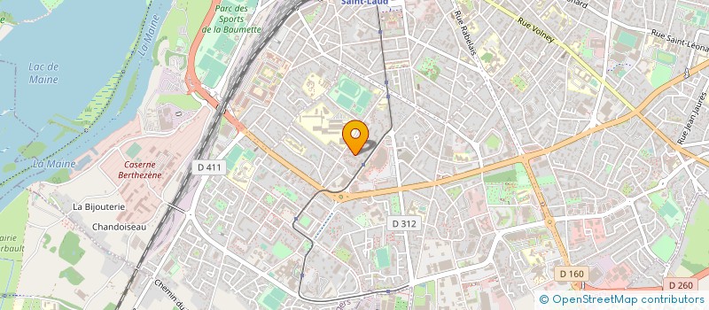 localisation de l'entreprise SNFOCOS OUEST à ANGERS