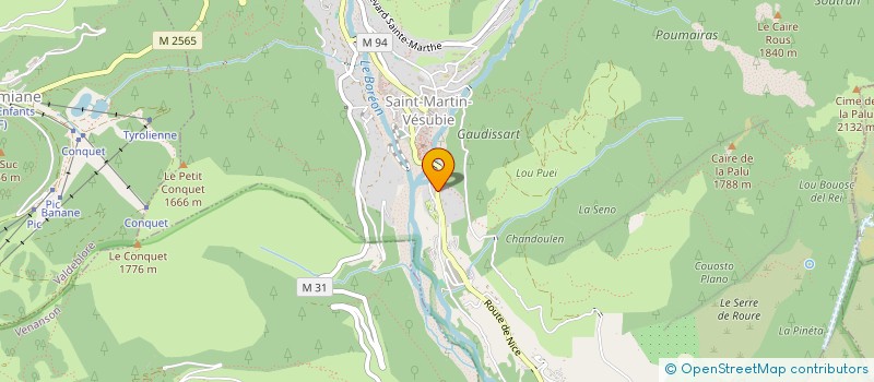 localisation de l'entreprise SNG  SAINT-MARTIN-VESUBIE