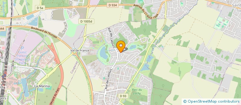 localisation de l'entreprise SNG  MAGNY-LE-HONGRE