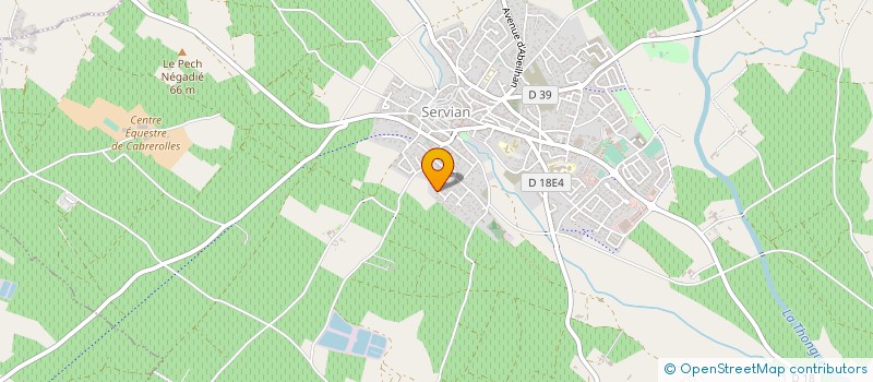 localisation de l'entreprise SNG  SERVIAN