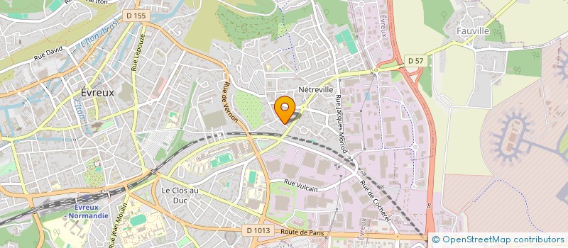 localisation de l'entreprise SNG FOOD  EVREUX