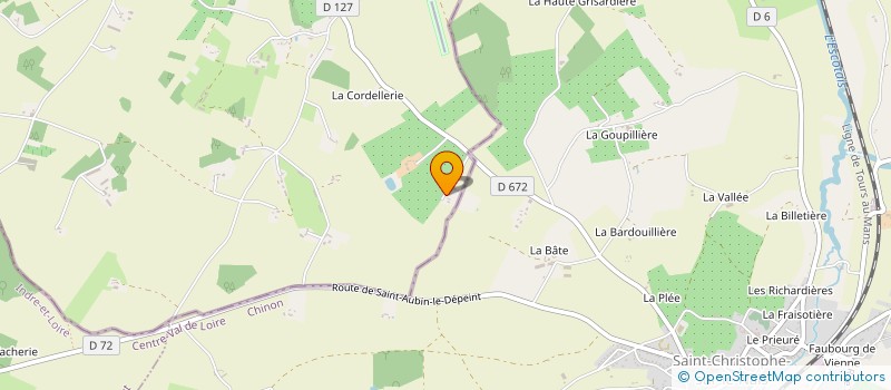 localisation de l'entreprise SNG IMMO  MONTVAL-SUR-LOIR