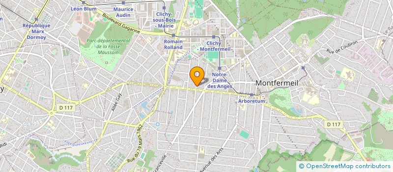 localisation de l'entreprise SNGA à MONTFERMEIL