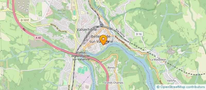 localisation de l'entreprise SNH DEBOSSELAGE à VALSERHONE