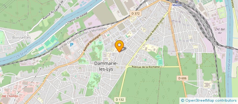 localisation de l'entreprise SNH PIZZA à DAMMARIE-LES-LYS