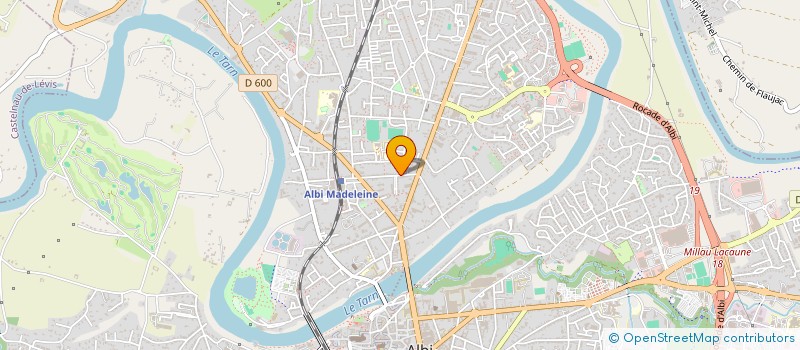 localisation de l'entreprise SNHT LA FINANCIERE  ALBI