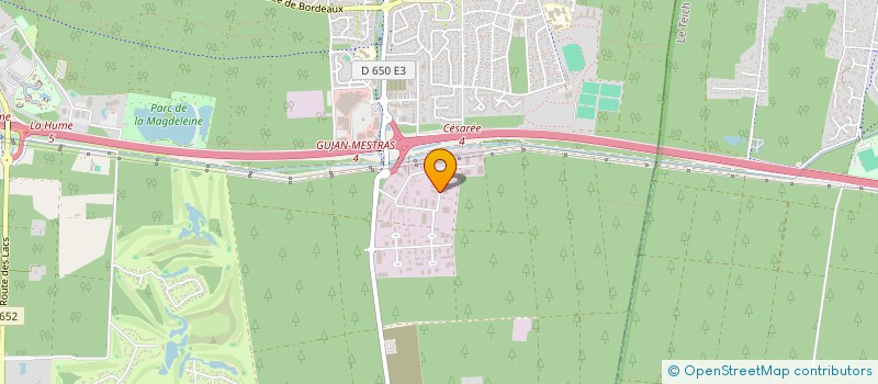 localisation de l'entreprise SNI à GUJAN-MESTRAS