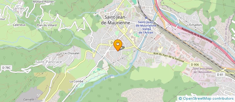 localisation de l'entreprise SNI  SAINT-JEAN-DE-MAURIENNE
