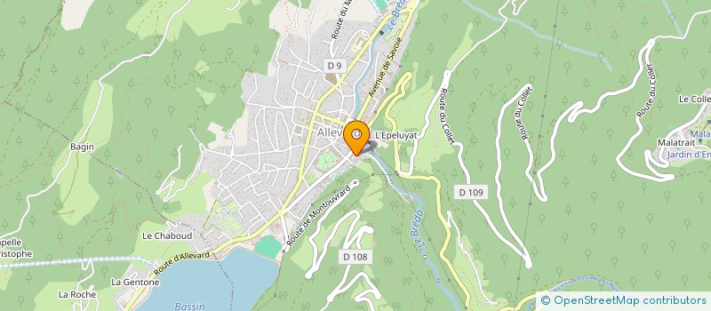 localisation de l'entreprise SNI SAFETY AND INVESTMENT  ALLEVARD