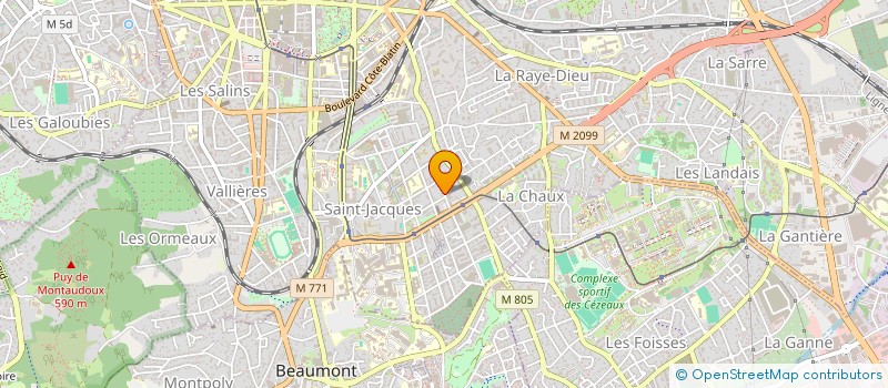 localisation de l'entreprise SNIE  CLERMONT-FERRAND