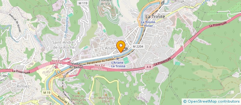 localisation de l'entreprise SNIF à NICE