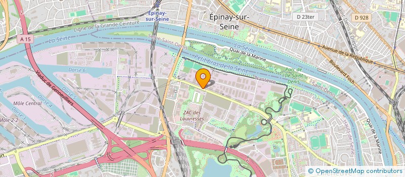 localisation de l'entreprise SNIMAR à GENNEVILLIERS