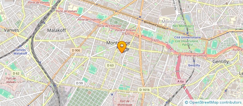 localisation de l'entreprise SNIPER  MONTROUGE