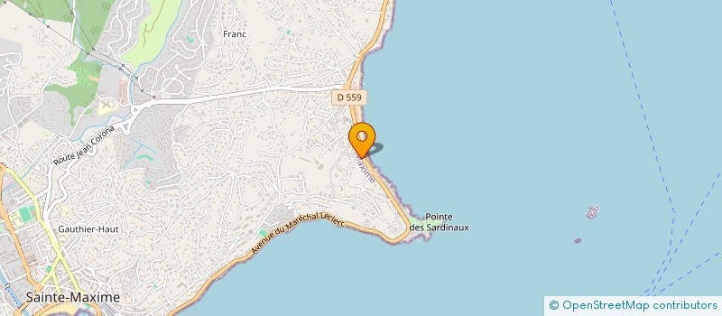localisation de l'entreprise SNIPER à SAINTE-MAXIME