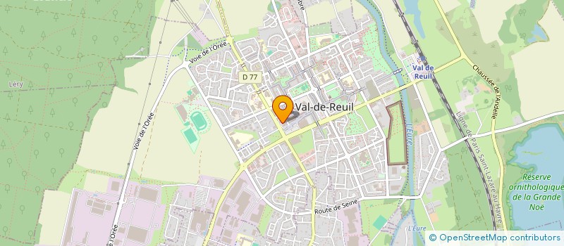 localisation de l'entreprise SNIT IMMO  VAL-DE-REUIL