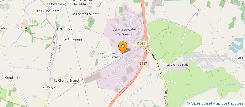 localisation de l'entreprise SNJ à HERIC