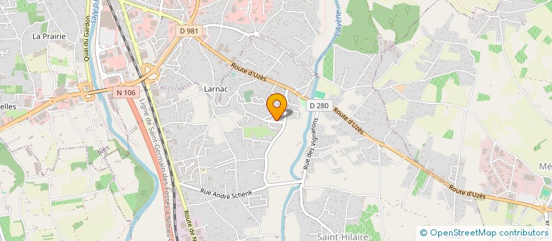 localisation de l'entreprise SNJ  SAINT-HILAIRE-DE-BRETHMAS