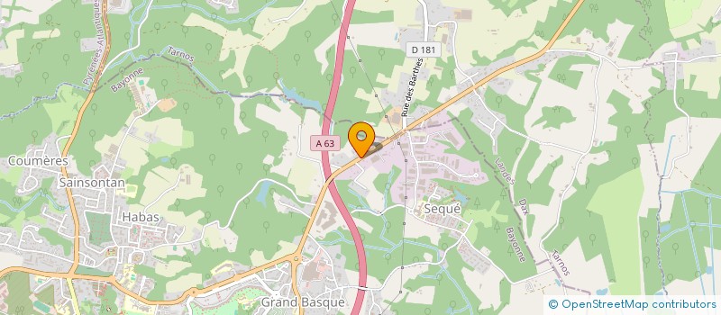 localisation de l'entreprise SNJ à BAYONNE