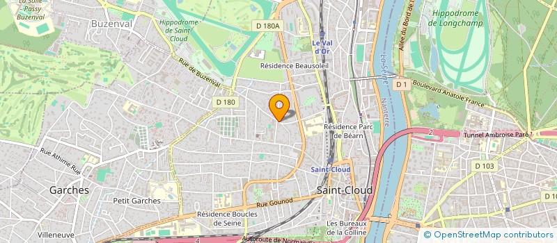 localisation de l'entreprise SNJ  SAINT-CLOUD