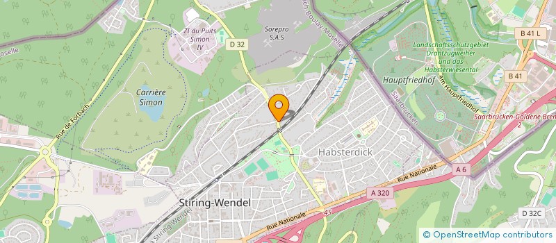 localisation de l'entreprise SNJ BATIMENT  STIRING-WENDEL