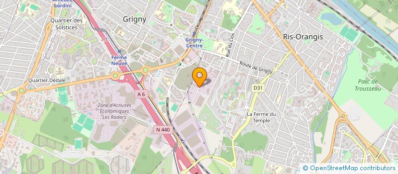 localisation de l'entreprise SNJ INVEST à RIS-ORANGIS