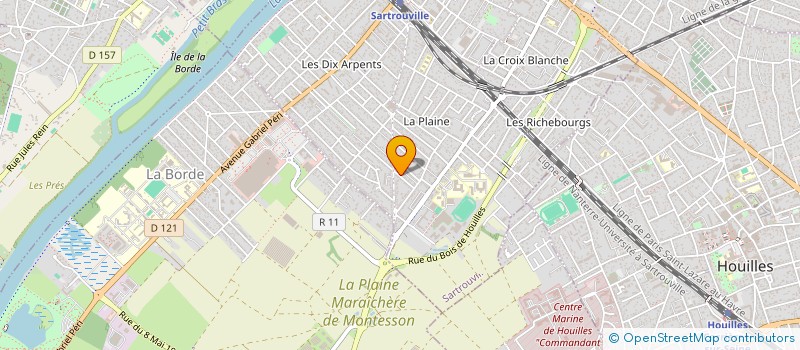 localisation de l'entreprise SNJ INVEST  SARTROUVILLE