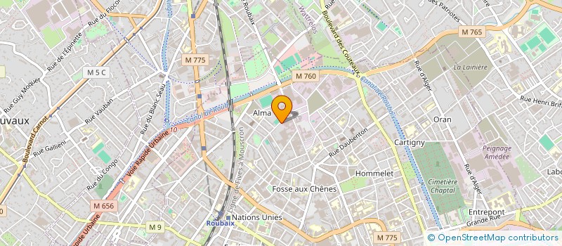 localisation de l'entreprise SNJ MOTORS  HEM