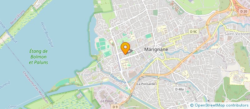 localisation de l'entreprise SNJ TRANSPORT à MARIGNANE
