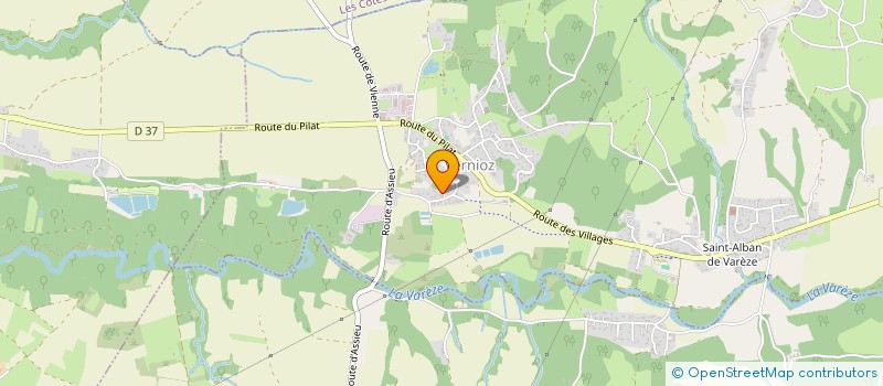 localisation de l'entreprise SNJ VP  VERNIOZ