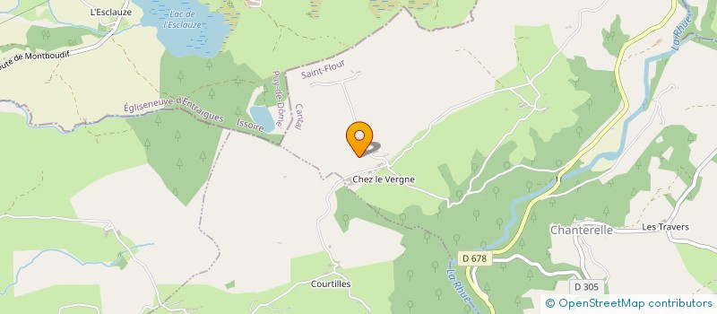 localisation de l'entreprise SNJE à CHANTERELLE