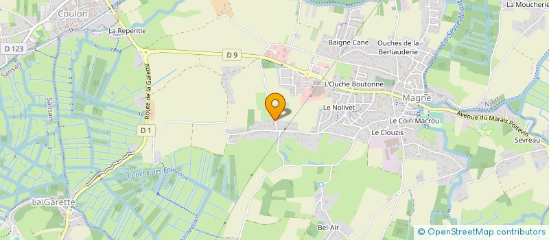 localisation de l'entreprise SNJG INVEST  MAGNE