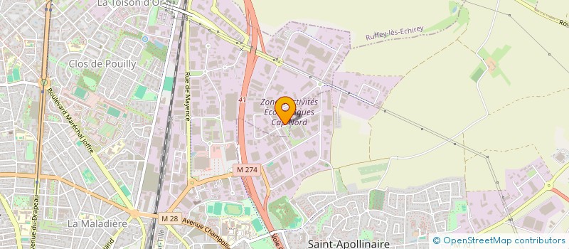 localisation de l'entreprise SNJP à DIJON